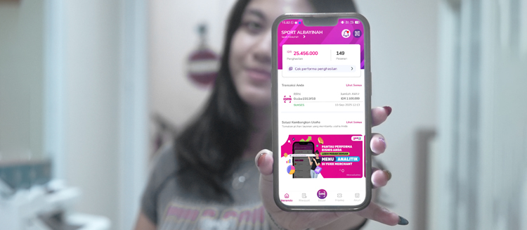 Aplikasi YUKK Merchant menghadirkan fitur analitik