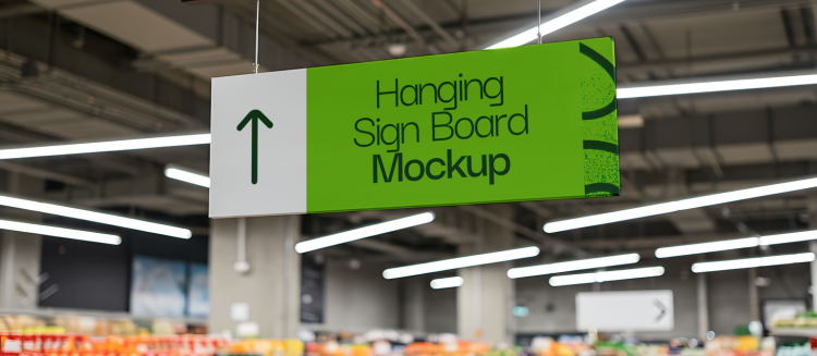 Hanging Sign, POS Display